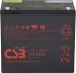 CSB Batéria GPL12520, 12V, 52Ah